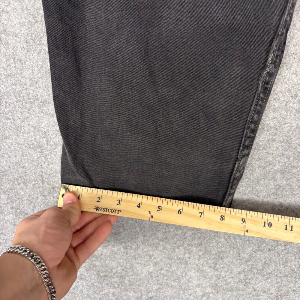 Lee Dungarees Mens Black Carpenter Jeans Relaxed Fit Workwear Pants 29x30 - Picture 3 of 7